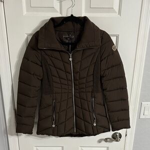 Bernardo Dark Brown Puffer Jacket